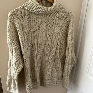 Monki Oversized knit turtleneck Size S